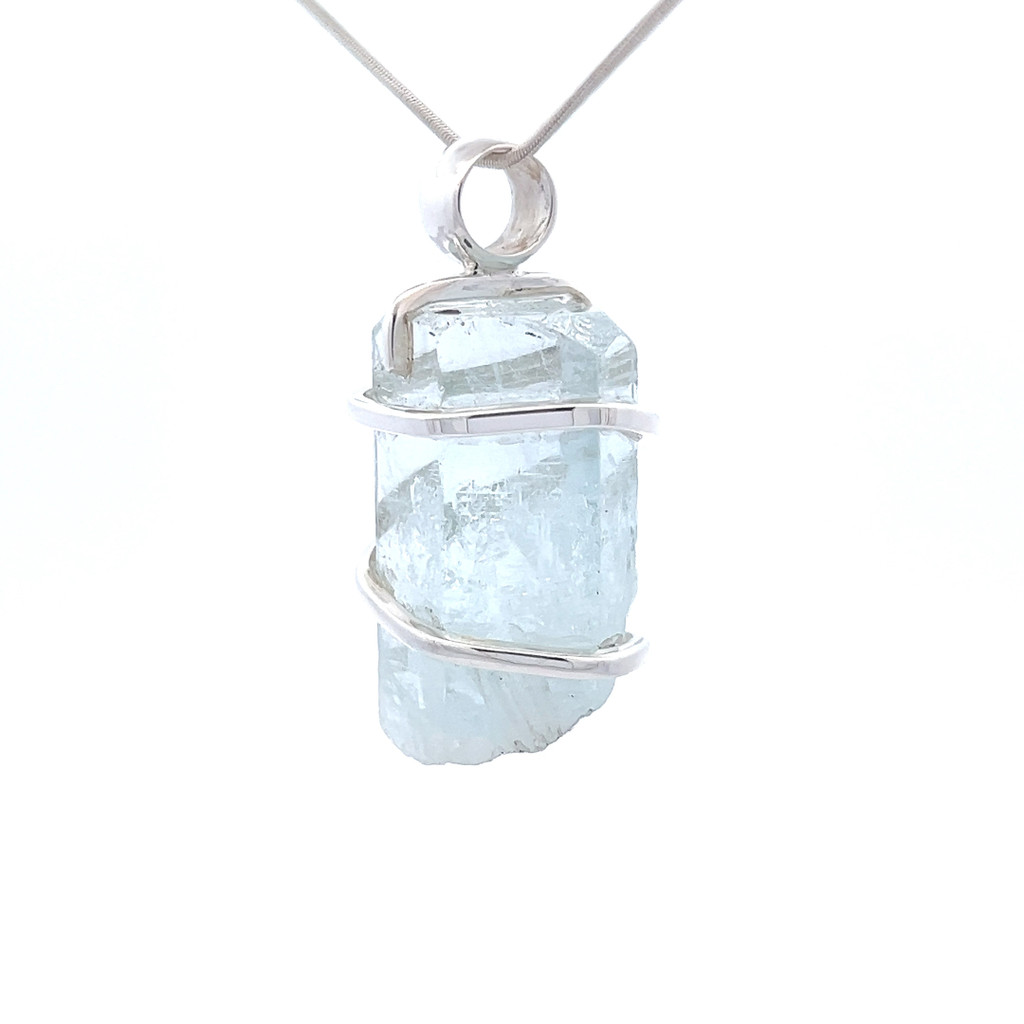 Aquamarine Pendant Necklace (SE1187)