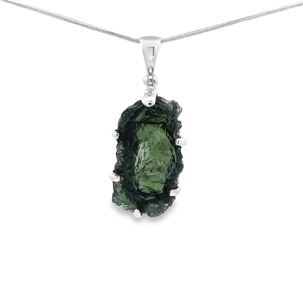 Moldavite Pendant Necklace (SB1213)