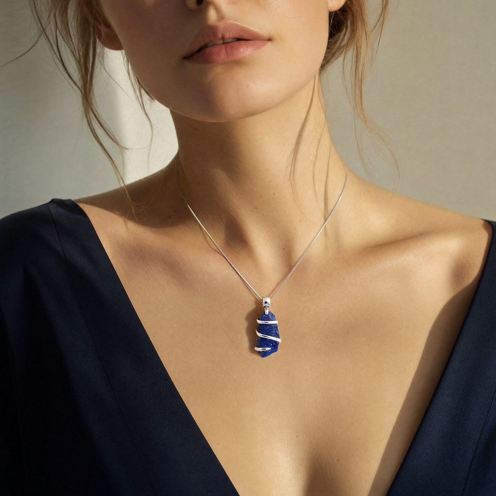 Tanzanite Pendant Necklace (SE1194)