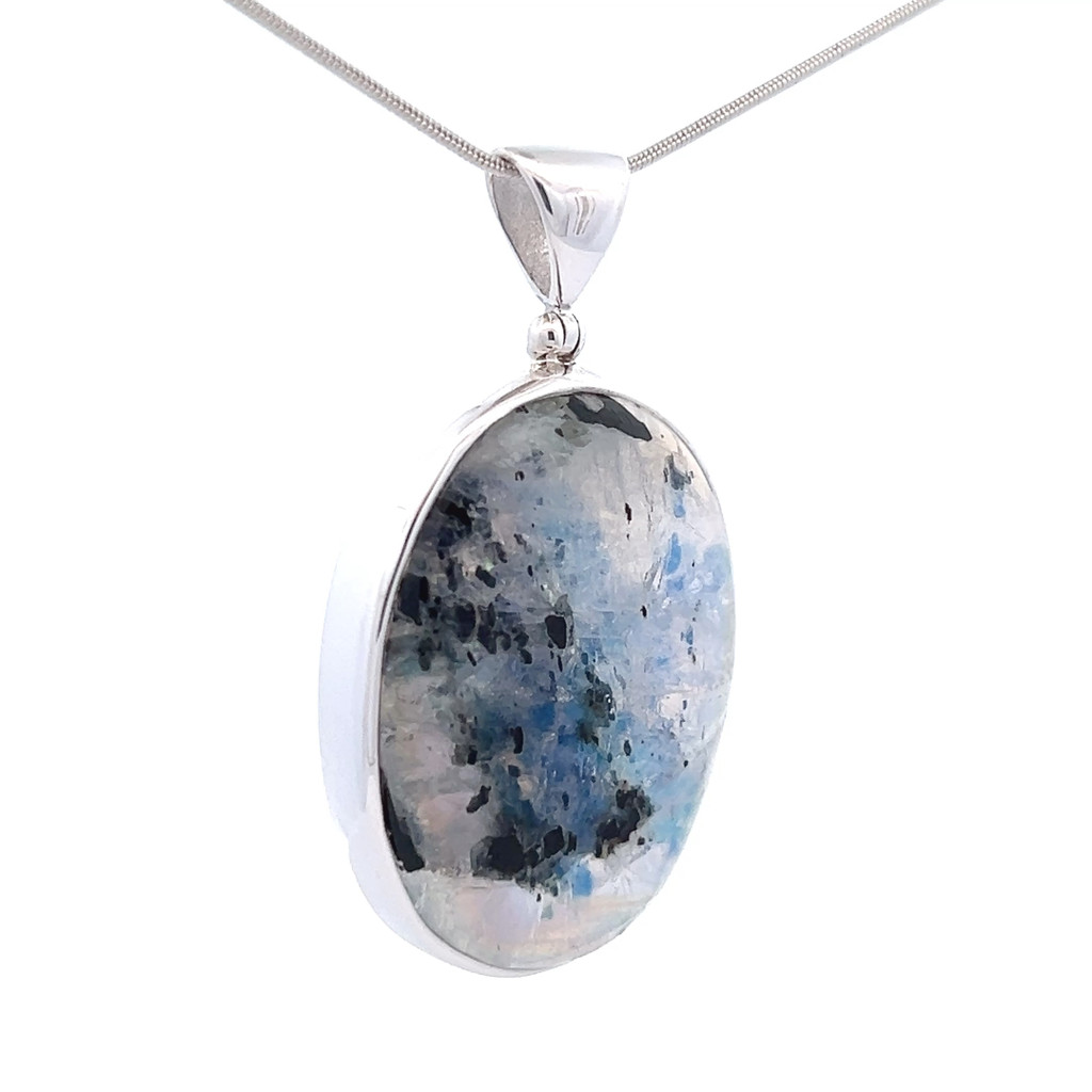 Crystal Rainbow Moonstone Necklace
