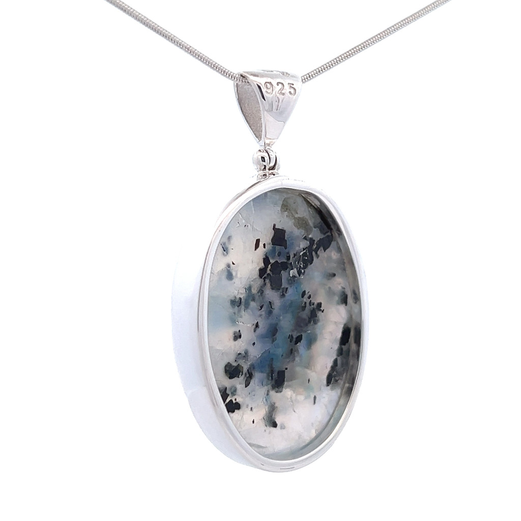 Crystal Rainbow Moonstone Necklace