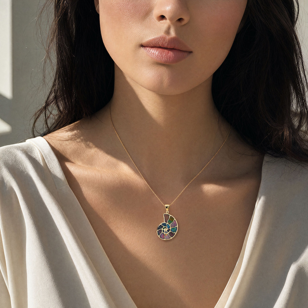 Natural Ethiopian Opal Pendant (SB3408)