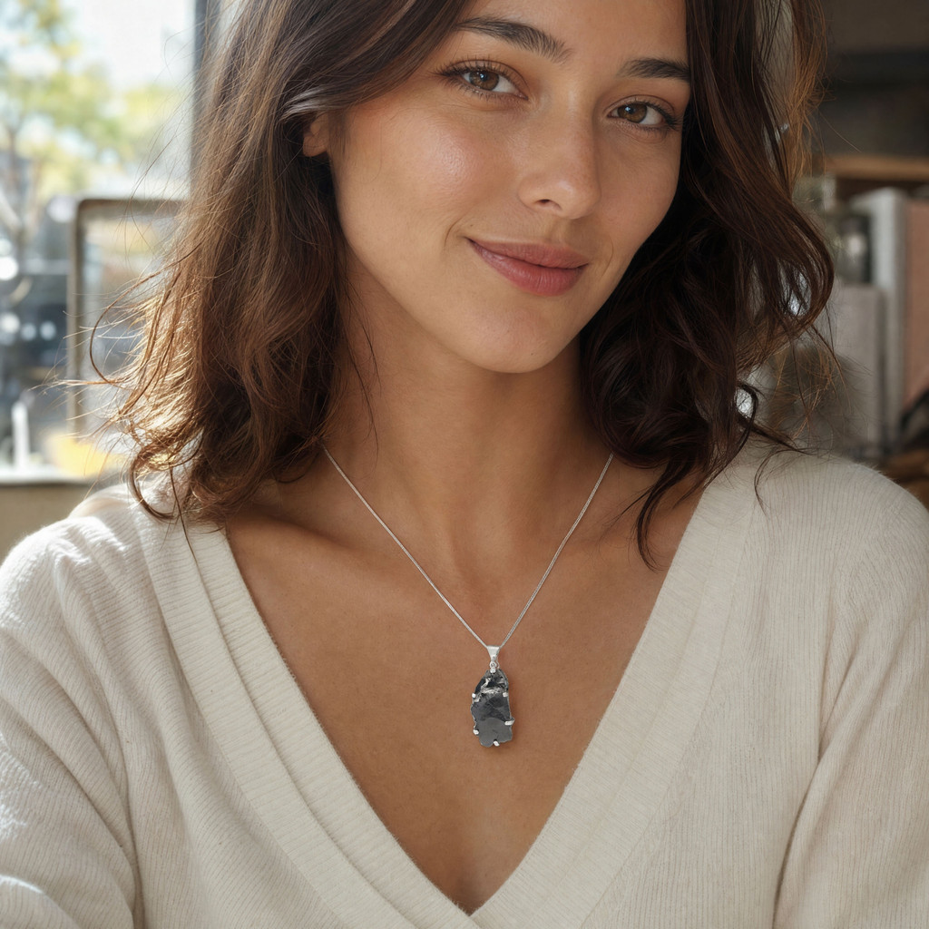 Elite Shungite Pendant Necklace (FA1046)