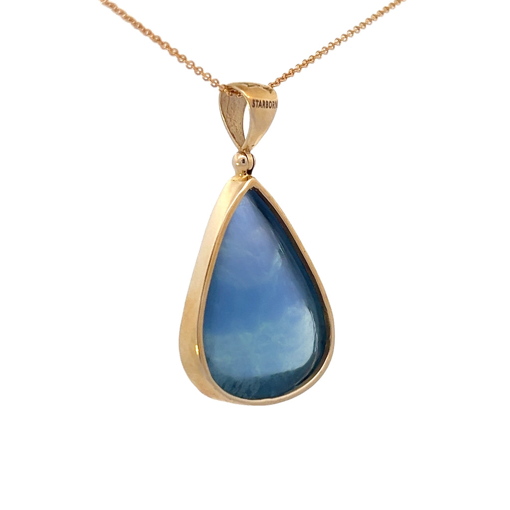 Fluorite Crystal Pendant Necklace (SB3412)