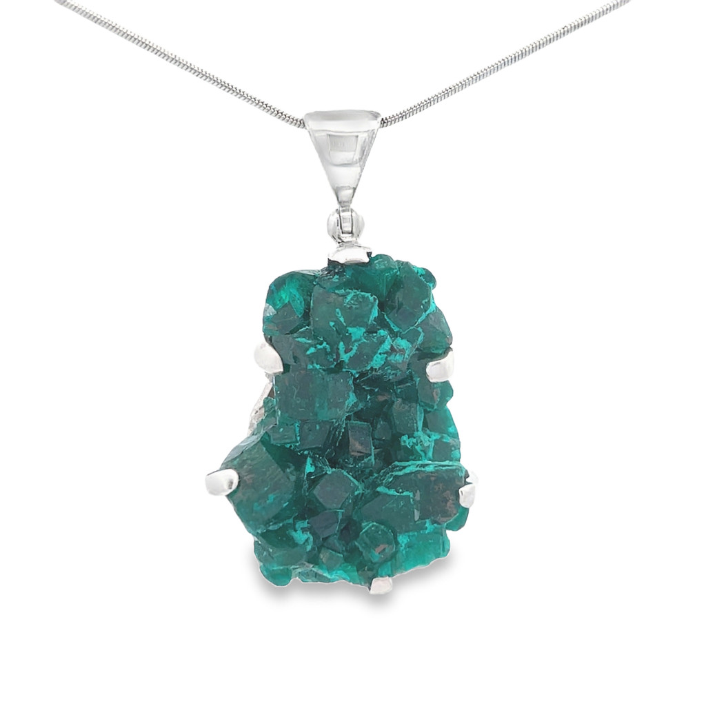 Dioptase Pendant Necklace (SB1183)