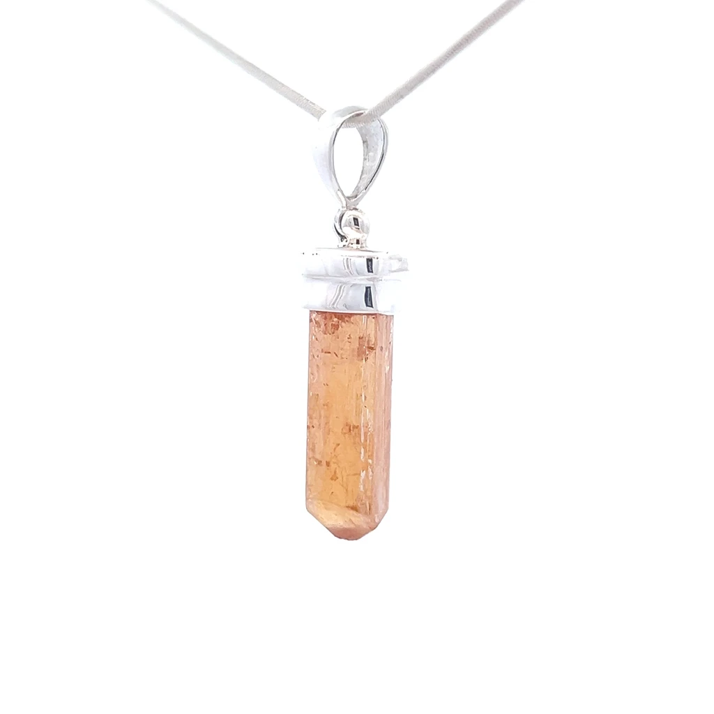 Imperial Topaz Pendant Necklace (M1271)