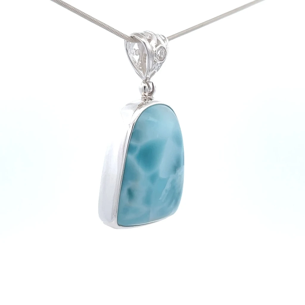 Larimar Pendant Necklace (FA1039)