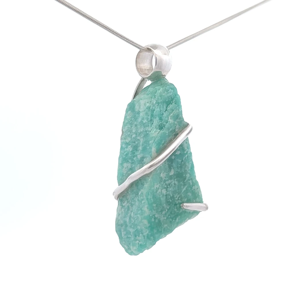Amazonite Pendant Necklace (AE1120)