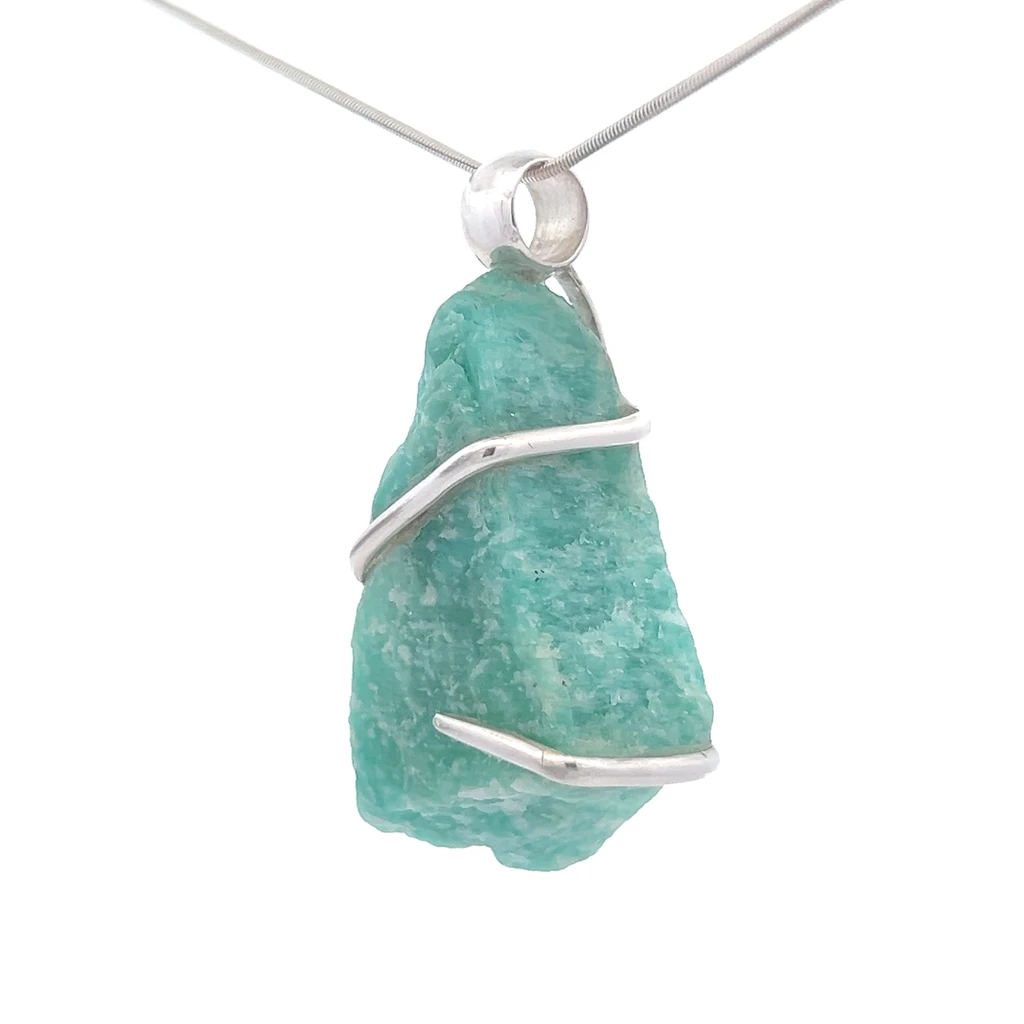 Amazonite Pendant Necklace (AE1120)