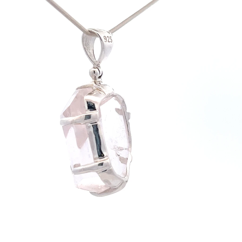 Danburite Crystal Pendant Necklace (M1088)