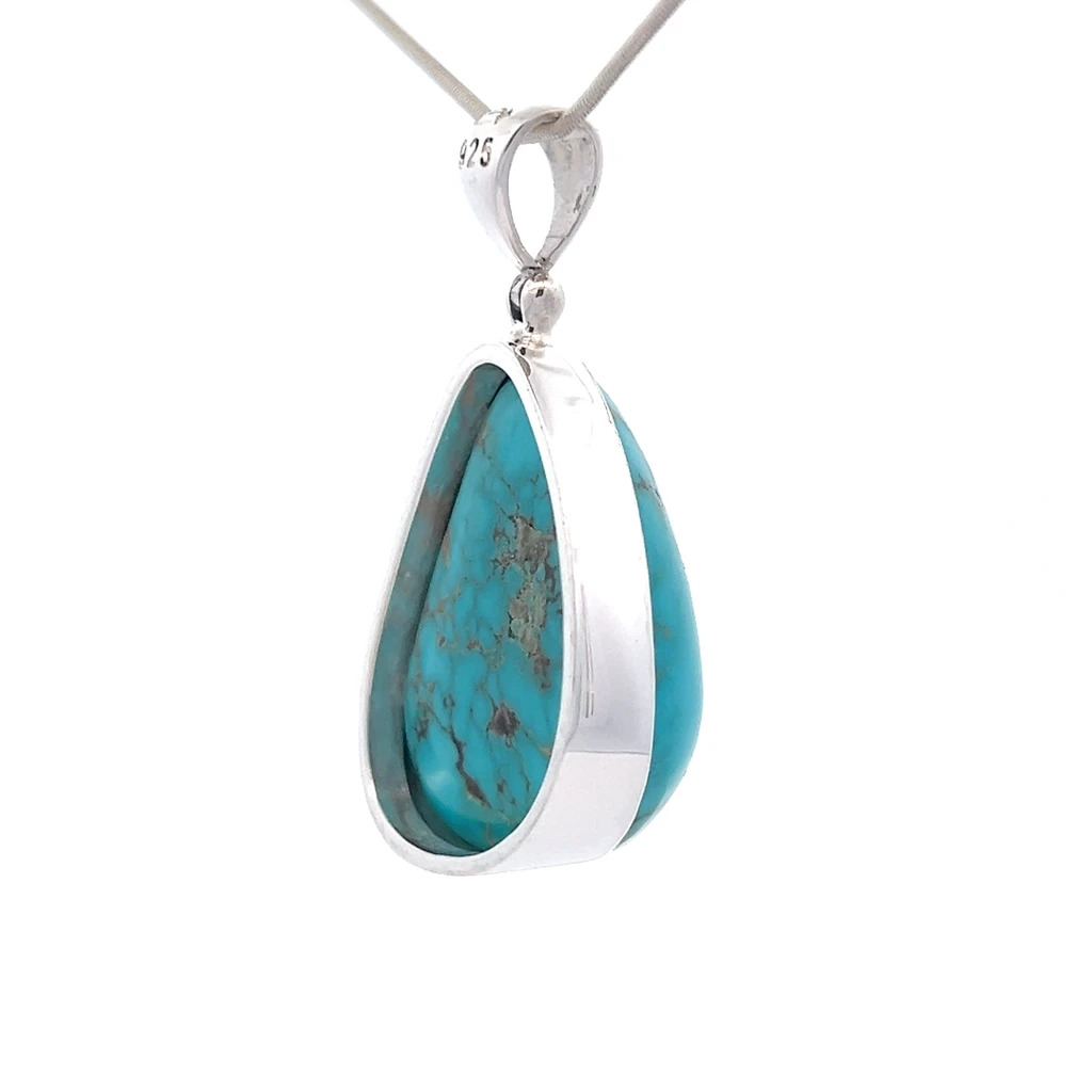 Turquoise Pendant Necklace (SB2646)