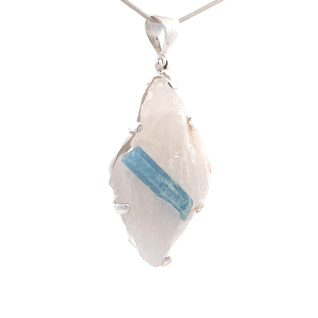 Aquamarine in Matrix Pendant (SB3438)