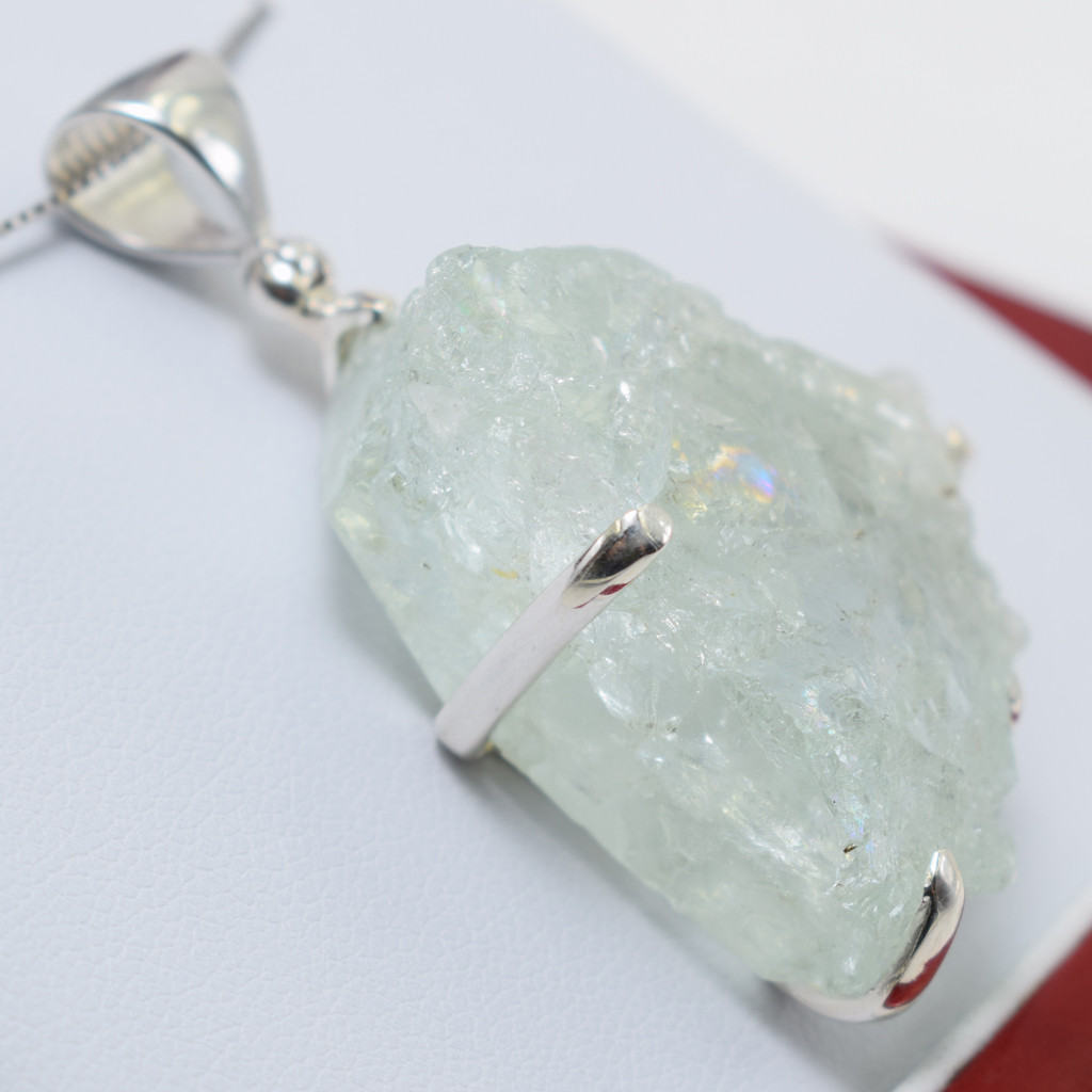 Aquamarine Crystal Pendant