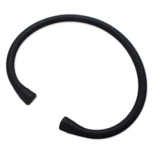 Black Silicone Replacement Bracelet Band