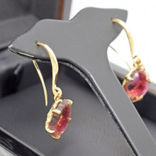 Watermelon Tourmaline Earrings (GA1013)