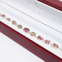 Watermelon Tourmaline Bracelet (SB1954)