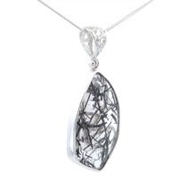 Tourmalinated Quartz Pendant (AE1239)
