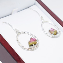 Watermelon Tourmaline Earrings (EA1010)