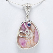 Pink Cobalto Calcite Pendant (AE1087)