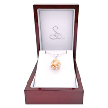 Sliced Citrine Crystal Pendant (SB2215)