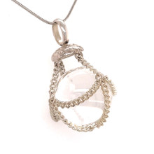 Quartz Crystal Ball Pendant  (SB2460)