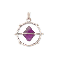 Fluorite Pendant Necklace (SB2461)