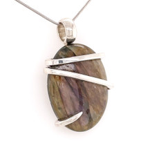 Labradorite Pendant Necklace (SE1190)