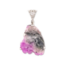 Pink Cobalto Calcite Pendant (AE1141)