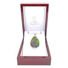 Ammolite Pendant Necklace (SE1039)