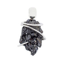 Black Garnet Crystal Pendant (SE1181)