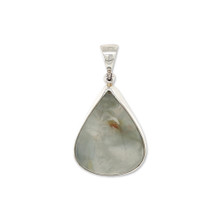 Actinolite In Quartz Pendant Necklace (FA1154)