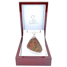 Ammolite Pendant Necklace (AE1153)