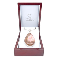 Rhodochrosite Pendant Necklace (SE1006)