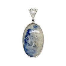 Blue Dumortierite Quartz Necklace (AE1157)