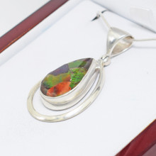 Ammolite Pendant Necklace (SB1038)