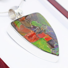 Ammolite Pendant Necklace (SB1249)