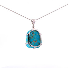 Turquoise Pendant Necklace (SB2646)