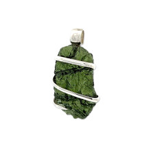 Moldavite Crystal Pendant Necklace (SE1132)