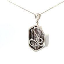  Tourmaline in Quartz Pendant Necklace