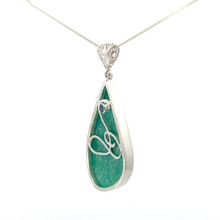 Amazonite Pendant Necklace (AE1198)