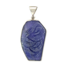 Carved Dragon Tanzanite Pendant (SB2640)