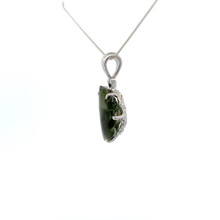 Moldavite Crystal Pendant Necklace (SB1268)