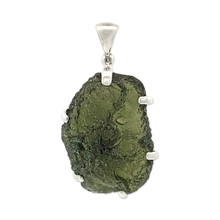 Moldavite Crystal Pendant Necklace (FA1002)