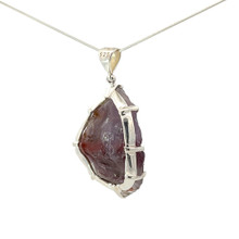 Carved Auralite 23 Crystal Pendant Necklace