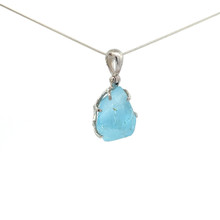 Blue Topaz Pendant Necklace (SB1829)