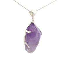 Amethyst Crystal Pendant Necklace (FA2061)