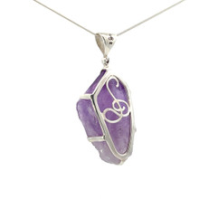 Amethyst Crystal Pendant Necklace (FA2061)