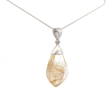 Rutilated Quartz Crystal Pendant (SB1786)