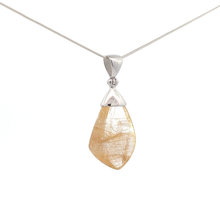 Rutilated Quartz Crystal Pendant (SB1786)