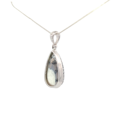 Dendritic Opal Pendant Necklace (M1379)